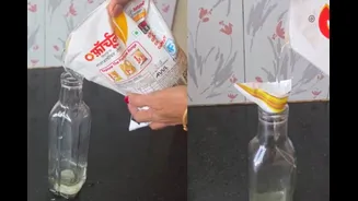 How Do You Pour Cooking Oil Into A Bottle? This Desi Hack Has Internet Saying ‘Market Me Rs 10 Ka Aata Hai’