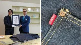 Jaqueta jeans da Segunda Guerra Mundial bate recorde do Guinness