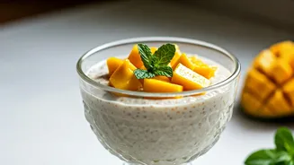 Move Over Shakes, Try Ripe Mango Oat Milk Pudding Instead