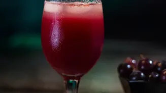 Cold steeped kokum and jamun coolers provide healthy low sugar options for heat