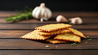 Stop Throwing Roti! Make These Crispy Garlic Crackers Instead