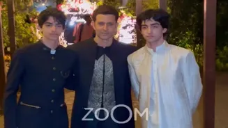 Hrithik Roshan And Sons Set Dance Floor On Fire At Cousin Eshaan’s Wedding Reception – Watch