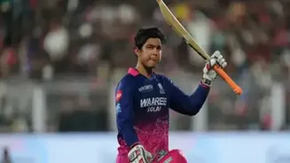 Vaibhav Suryavanshi becomes fastest and youngest to 500 runs in IPL
