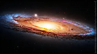 Night Sky Observers Map Glowing Dense Core Of Milky Way