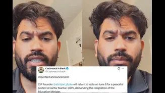 ‘Let's See How Many Cockroaches Turn Up’: CJP Founder Abhijeet Dipke Calls For Protest At Jantar Mantar On June 6
