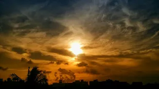 Bay of Bengal low pressure builds: Kolkata's sky shifts color by Sunday noon