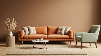 Earth Tones Take Over Living Spaces