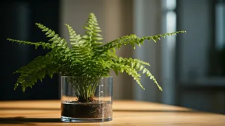 Keep Indoor Ferns Perfectly Hydrated Using Clever Self-Watering Plant Pots