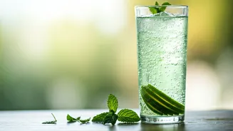 This Minty Raw Green Mango Soda Is Total Heaven