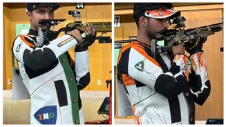 India wins silver in 10m air rifle team