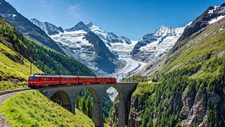 Europe's Most Beautiful Train: Journey Through the Swiss Alps and Beyond