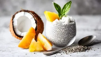 Quick and tasty: Coconut chia pudding