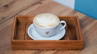 How to create beautiful ombre art on coffee trays