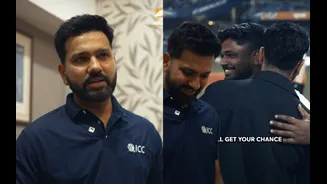 [WATCH] ‘I have been in that place, wanted to reassure him’ - Rohit Sharma reveals conversation with Sanju Samson