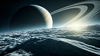 Cosmic Realities Prove Saturn Rings Comprise Infinite Frozen Ice Chunks