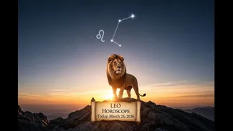 Leo Horoscope Today, March 25, 2026: