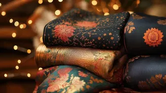 How Batik Pattern Table Linens And Runners Upgrade Dining Spaces For Festive Evenings