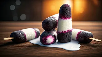 Kids Love These Healthy Dairy-Free Frozen Jamun Yogurt Pops