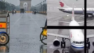 Heavy rain in Delhi disrupts flights as airlines warn travelers