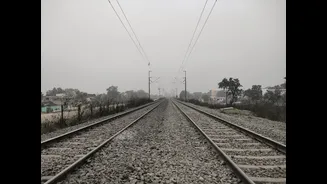 Heavy Fog Causes Train Delays in India