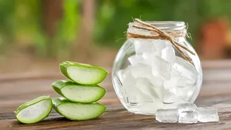 What The Cucumber And Aloe Mixture Contains: A Closer Look At DIY Retinol Ice Cubes