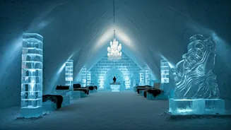 Hotéis de Gelo: Arquitetura Efêmera e Magia no Extremo Frio