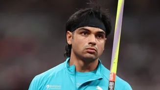 Neeraj Chopra lands silver medal at 2026 Commonwealth Games: Stats