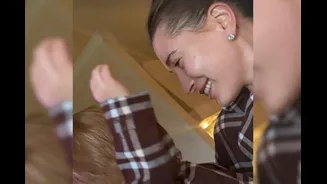 Hailey Bieber And Son Jack Twin In Cute Christmas Snap; Seen Yet?