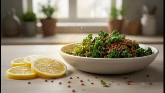 The Science Behind Adding Lemon To Iron-Rich Vegetarian Meals