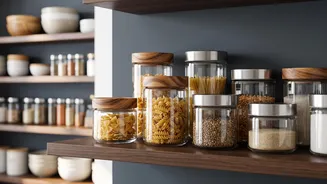Airtight containers dry shelves and regular cleaning help prevent pantry pests And The Practical Meaning Of Moisture crumbs and forgotten packets a...