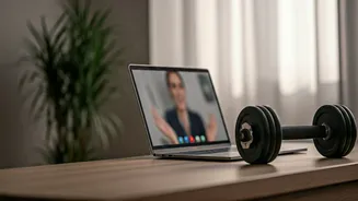 Remote Workers Do Single Leg Calf Raises During Work Calls