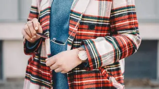 What are windowpane check coats?