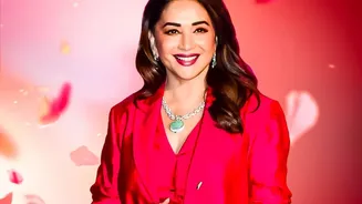 A Style Guide To Madhuri Dixit Sarees: A Colour-Led Look at Madhuri Dixit's Wardrobe