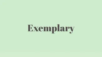 Word of the Day: Exemplary