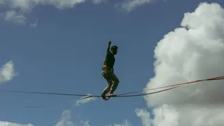 5 benefits of slacklining for beginners