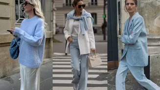 Adeus azul bebê? O azul glacial é a nova obsessão fashion de 2026