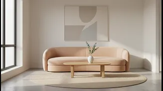 Curved Furniture Can Soften A Small Flat Only If Movement Still Feels Easy