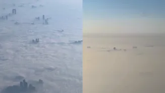 ‘Admire Karun Ya Darun, Samajh Nahi Aa Raha’: Ariel Video Of Smog & Fog-Covered Delhi-NCR Goes Viral