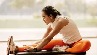Try this one-leg yoga pose for better flexibility