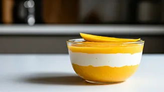 Sweet Dasheri Mango Puree Cream Dessert Is Mad Viral