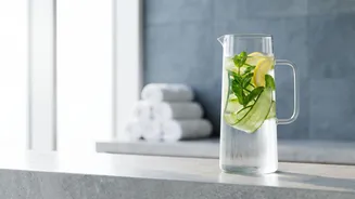 Boost Daily Energy Levels Infuse Water With Cucumber Mint And Lemon For Detox