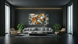 Big Art Is Defining 2026 Home Moodboards