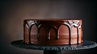 This Vintage Dark Chocolate Ganache Cake Is Going Viral