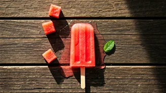 This Low Calorie 1 Ingredient Watermelon Popsicle Is Elite