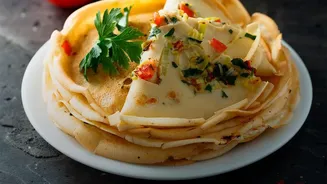 Prepare gluten free savoury ragi crepes using finger millet batter for morning health