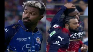 [WATCH] IPL 2026: Hardik and Krunal avoid shaking hands after MI vs RCB clash