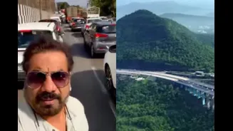 MNS Leader Claims Mumbai-Pune Expressway 'Missing Link' Shut After Inauguration | Video