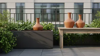 Slow-Release Terracotta Olla Pots Supply Consistent Root Hydration For Balcony Gardens In Cities
