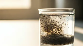 Add Basil Seed Gel To Water For Instant Hydration