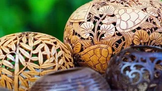 Clean Coconut Shells before Turning Them into Garden Containers